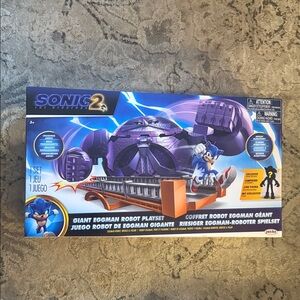 Sonic The Hedgehog 2 Movie Giant Egg Man Robot Playset